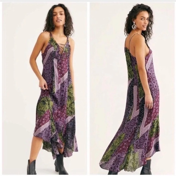 Free People Work of Art maxi dress size medium - Picture 4 of 10